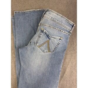 dELiA*s Riley Low Rise Bootcut Jeans Womens 11/12L Light Wash Y2K 33x34